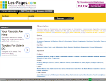 Tablet Screenshot of alimentation.les-pages.com